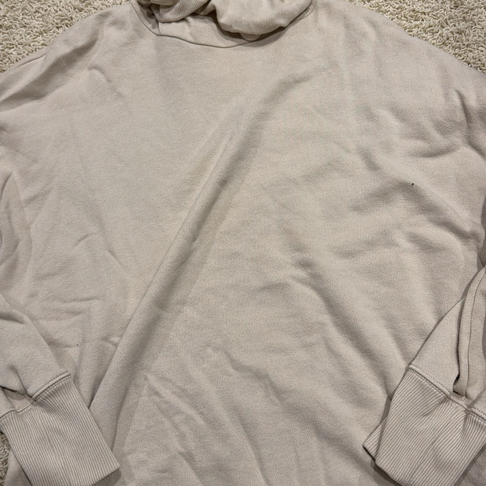 Aerie Women's Cream Cowl Neck Sweater